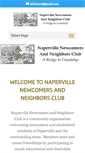Mobile Screenshot of napervillenewcomersandneighborsclub.com